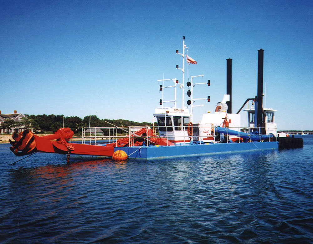 dredge on the water