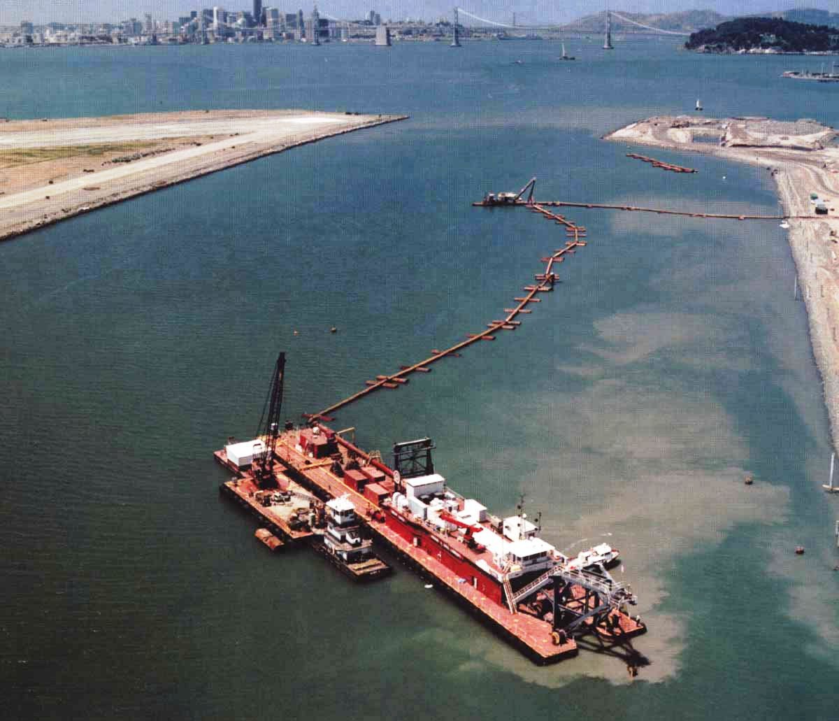 massive, heavy-duty cutter suction dredge specifically engineered for large-scale reclamation and deep-port deepening