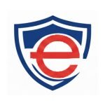 icon of e letter on a shield